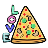 Discover Love pizza fast food cute food lovers