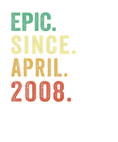 Discover 14Th Birthday Gifts Vintage Epic Since April 2008