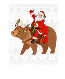 Discover Grizzly Bear Lover Santa Riding Grizzly Bear Ugly
