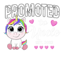 Discover Promoted To Uncle Est 2023 - Baby Cute Unicorn