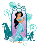 Discover Princess Jasmine,  Rajah & Abu Floral 2