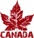 Discover Canada  Retro Maple Leaf Souvenir