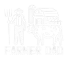 Discover Funny Farmer Dad Retro Cow Farm Farmer