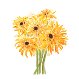 Discover yellow and orange sunflower bouquet 2021