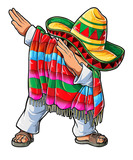 Discover Dabbing Mexican Poncho Cinco De Mayo Boys Men Somb