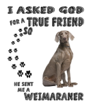 Discover Weimaraner Quote Mom Weim Dad Costume, Cute Gray H