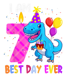 Discover I Am 7 Years Old Birthday Saurus Best Day Ever Bor