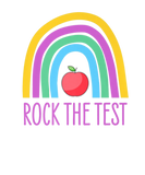 Discover Funny Test Day Rainbow Rock The Test Testing Day S