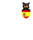 Discover Spain Flag Black Chihuahua Dog In Pocket