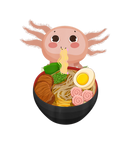 Discover Ramen Axolotl Kawaii Anime Japanese Food Teens Lon