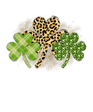 Discover St. Patrick's Day Clover Leopard Plaid
