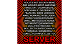 Discover Hey, It’s Not So Easy Being ... Server