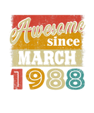 Discover 34 Year Old Awesome Since March 1988 Gifts 34Th Bi