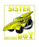 Discover Sister Of The Birthday Boy Monster Truck Dinosaur