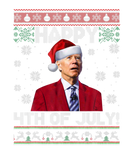 Discover Happy 4Th Of July Santa Joe Biden Ugly Christmas S