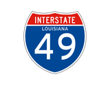 Discover Interstate Sign 49 - Louisiana