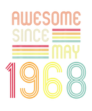 Discover 54 Year Old Awesome Since May 1968 Gifts 50Th Birt