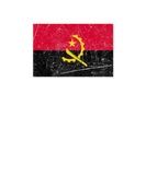 Discover Angola Flag With Vintage Angolan National Colors