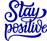 Discover Stay Positive Blue