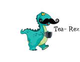 Discover Tea- Rex Funny Dinosaur Cartoon Innuendo
