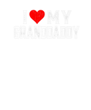 Discover I Love My Granddaddy Family Matching Heart Grandda