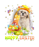 Discover Happy Easter Cute Bunny Dog Shih Tzu Eggs Basket F