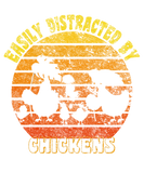 Discover Easily Distracted By Chickens - Sunset Vintage -