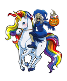 Discover Witch Riding Unicorn Halloween Costumes Pumpkin Ki