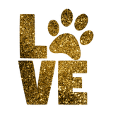 Discover Adorable Glitter Paw Print