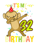 Discover Its My 32Nd Birthday Dabbing Monkey