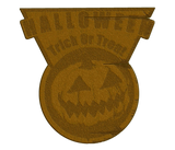 Discover Halloween -Trick Or Treat Triangle Brown
