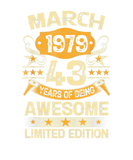 Discover 43 Year Old Vintage March 1979 43Rd Birthday
