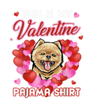 Discover Cute This Is My Valentine Pajama Pomeranian Dog Pu