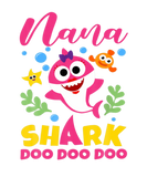 Discover Nana Shark Gift Cute Baby Shark Family Matching
