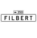 Discover Filbert St., San Francisco Street Sign