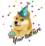 Discover Party on! Personalized Birthday Doge Birthday
