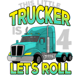 Discover 4th Birthday Boy Little Trucker Lets Roll Truck Dr