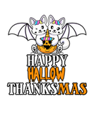 Discover Happy Hallowthankmas Creepy Cute Halloween Corgi D