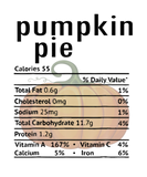 Discover thanksgiving  pumpkin pie nutrition facts cos