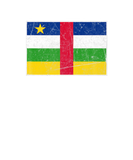 Discover Central African Republic Flag With Vintage Nationa
