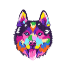 Discover Cute Husky Dog Owner Pop Art Husky Dog Lover