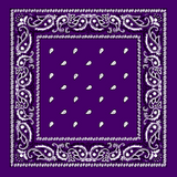 Discover Purple Paisley Bandanna Polo