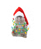 Discover Santa Rabbit With Christmas Lights Gift Funny Xmas