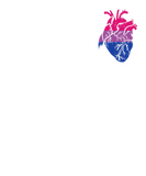 Discover Anatomical Heart Bisexual Pride Bi Flag LGBTQ Nurs
