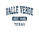 Discover Valle Verde Texas TX Vintage Sports Established Na