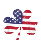 Discover America USA Flag Shamrock  I St. Patrick's