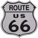 Discover Vintage Route 66 Sign