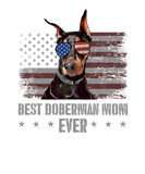 Discover Doberman Best Dog Mom Ever Retro USA American Flag