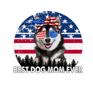 Discover Cute Husky Dog Best Dog Mom Ever USA American Flag