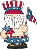 Discover 4th Of July Gnome Funny Patriotic American USA Fla
